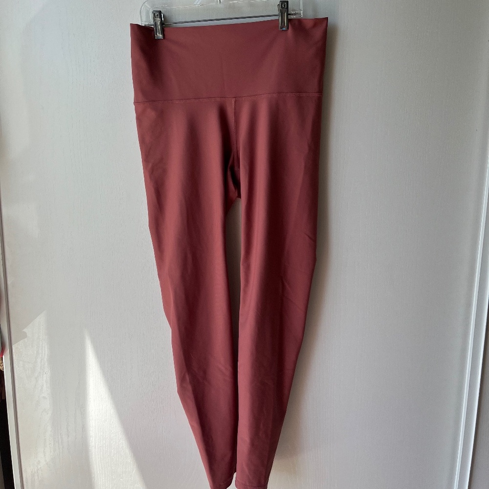Pink Yoga Pant Leggings, Old Navy Active, Size L